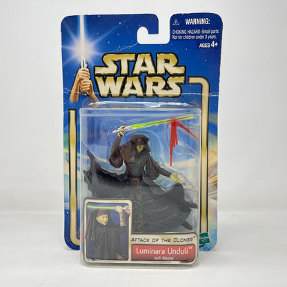 Vintage Hasbro Star Wars Mid MOC Luminara Unduli (Jedi Master) #02-26 - Hasbro SAGA Series 3.75"