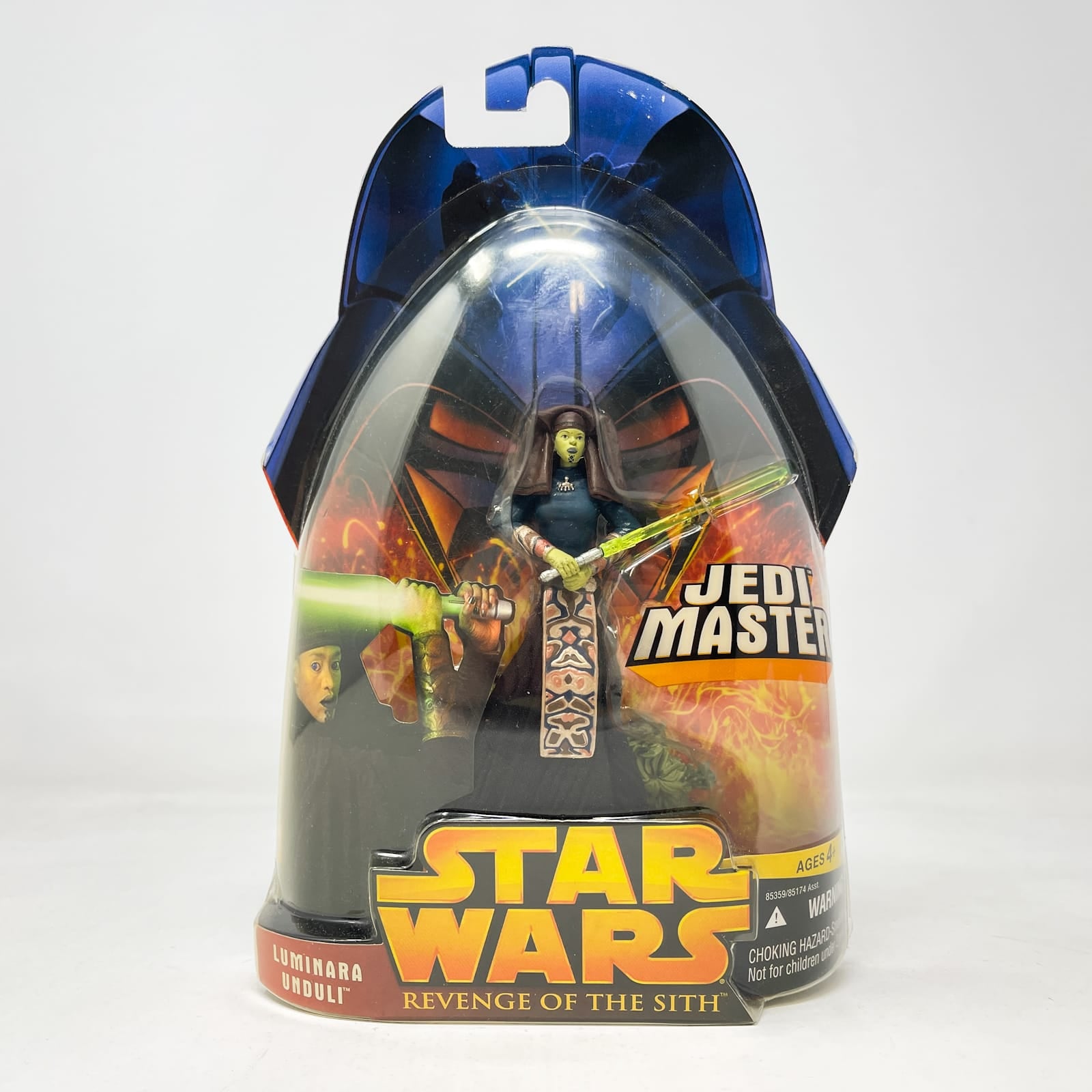 Vintage Hasbro Star Wars Mid MOC Luminara Unduli (Jedi Master) #31 - Hasbro ROTS 2005