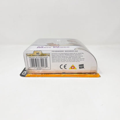 Vintage Hasbro Star Wars Mid MOC Mace Windu (2003) - Hasbro Tarkovsky Clone Wars Animated Figure MOC