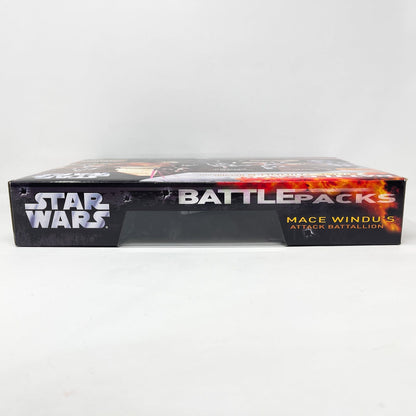 Vintage Hasbro Star Wars Mid MOC Mace Windu's Attack Battalion Battle Pack  - Hasbro Saga Collection (2006)
