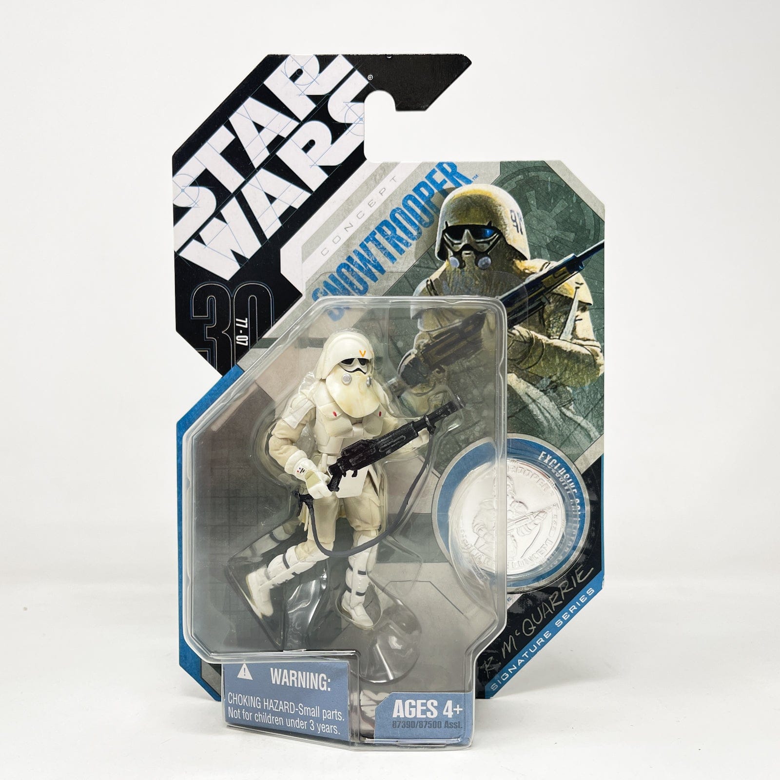 Vintage Hasbro Star Wars Mid MOC McQuarrie Snowtrooper (Concept) #42 - Hasbro 30th Anniversary Collection 3.75"