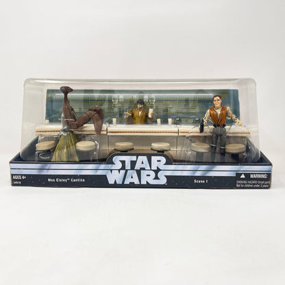 Vintage Hasbro Star Wars Mid MOC Mos Eisley Cantina 1 of 2 (2004) ANH - Hasbro Original Trilogy Collection Screen Scenes