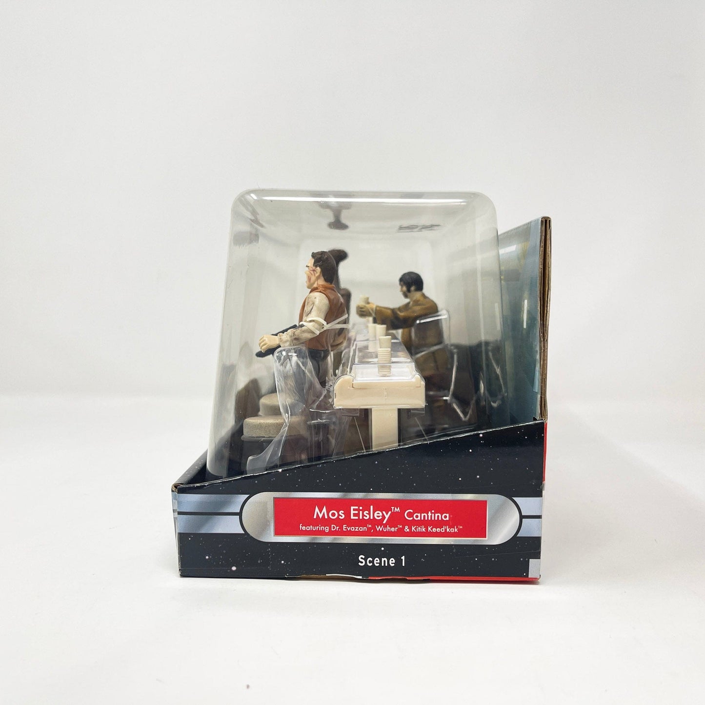 Vintage Hasbro Star Wars Mid MOC Mos Eisley Cantina 1 of 2 (2004) ANH - Hasbro Original Trilogy Collection Screen Scenes