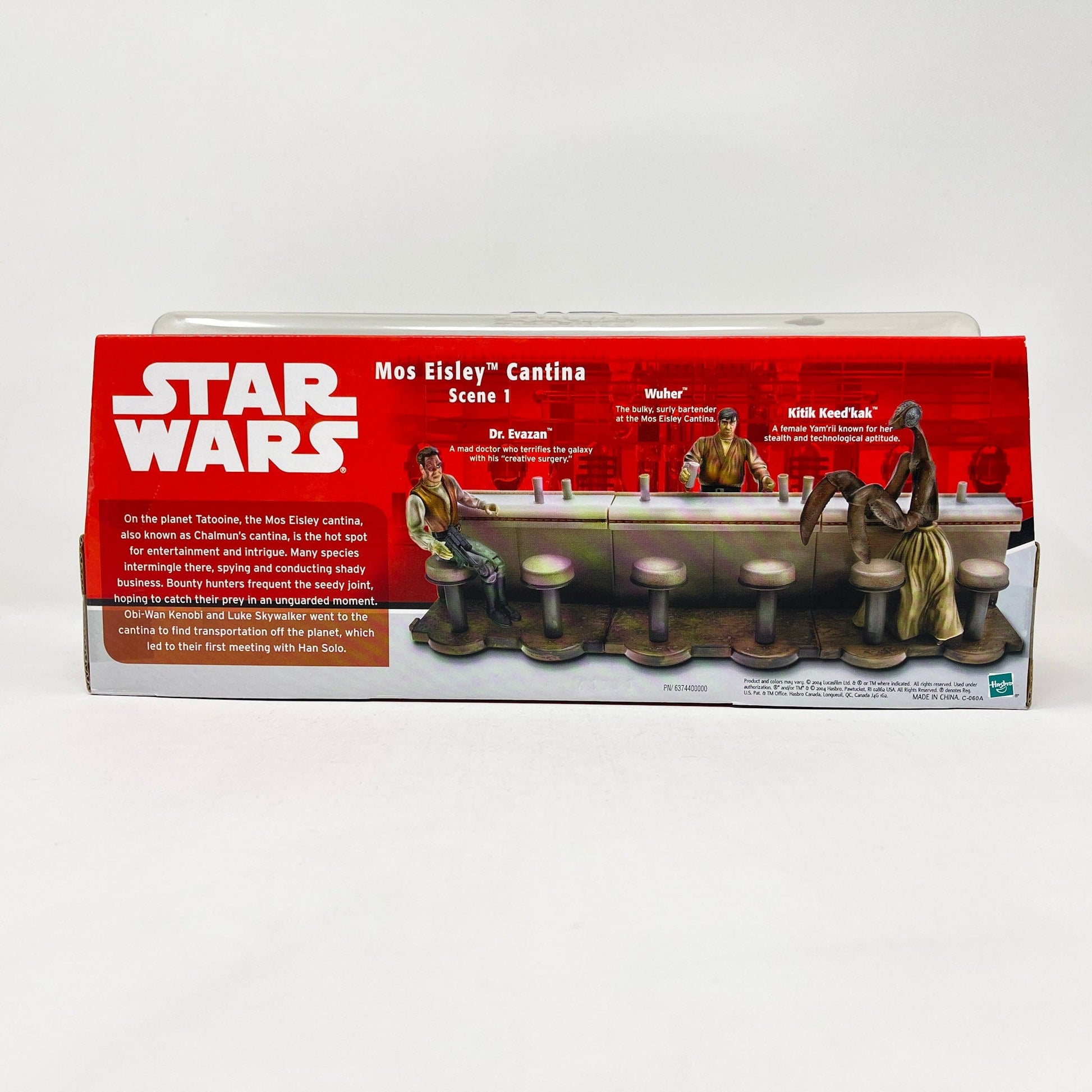 Vintage Hasbro Star Wars Mid MOC Mos Eisley Cantina 1 of 2 (2004) ANH - Hasbro Original Trilogy Collection Screen Scenes