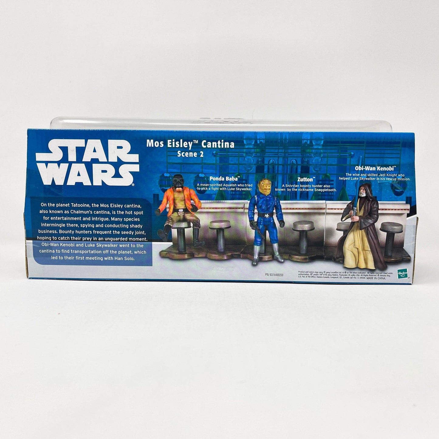Vintage Hasbro Star Wars Mid MOC Mos Eisley Cantina 2 of 2 (2004) ANH - Hasbro Original Trilogy Collection Screen Scenes