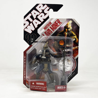 Vintage Hasbro Star Wars Mid MOC Mustafar Lava Miner #3 (ROTS) - Hasbro 30th Anniversary