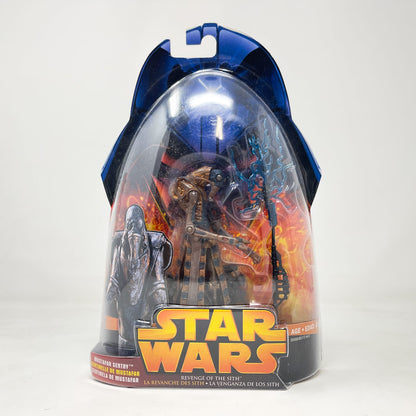 Vintage Hasbro Star Wars Mid MOC Mustafar Sentry (Spinning Energy Bolt) #56 - Hasbro ROTS 2005