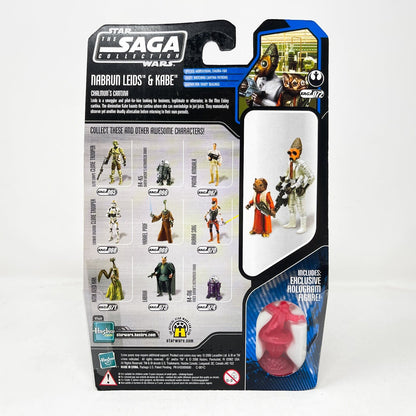 Vintage Hasbro Star Wars Mid MOC Nabrun Leids and Kabe #72 - Hasbro Saga Collection (2007)