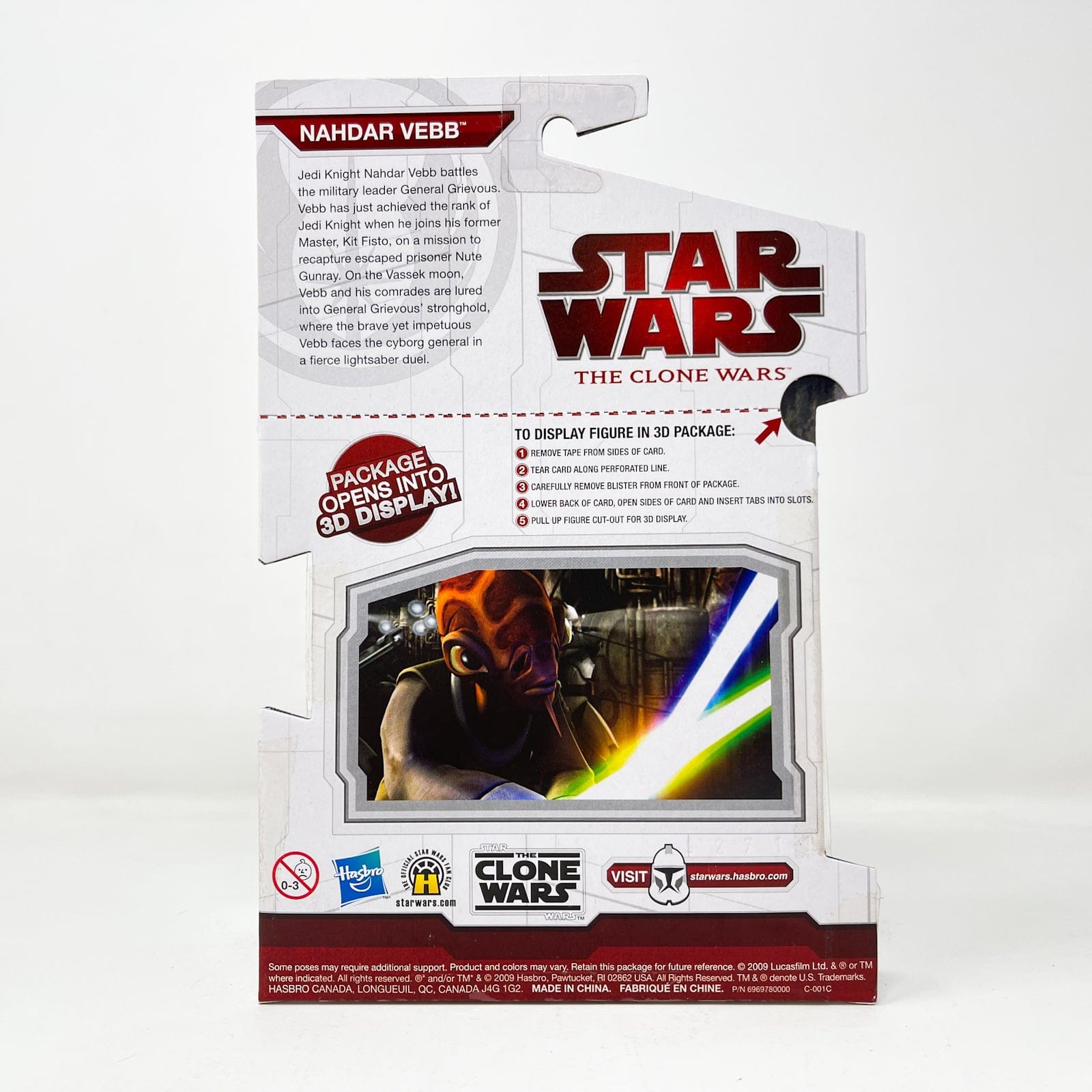 Vintage Hasbro Star Wars Mid MOC Nahdar Vebb – Hasbro The Clone Wars (Mail-In Exclusive) 2010