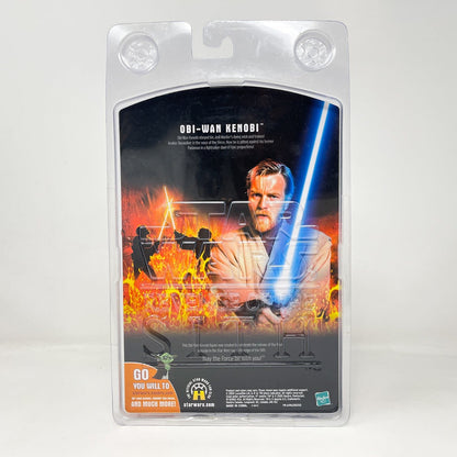 Vintage Hasbro Star Wars Mid MOC Obi-Wan Kenobi (Lava Reflection) Duel at Mustafar - Hasbro Revenge of the Sith