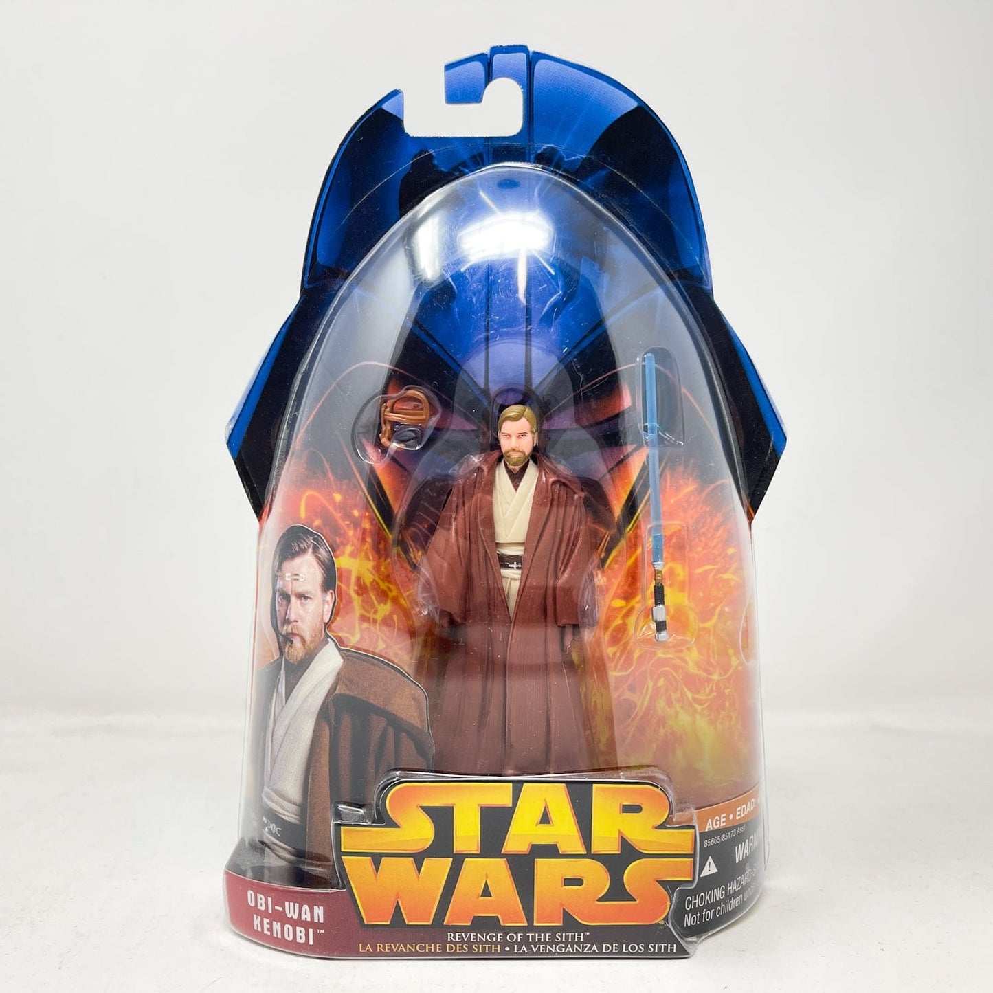 Vintage Hasbro Star Wars Mid MOC Obi-Wan Kenobi (Pilot Gear) #55 - Hasbro ROTS 2005