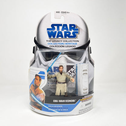 Vintage Hasbro Star Wars Mid MOC Obi-Wan Kenobi - ROTS (SL 4) - Hasbro 2008 Legacy Collection Saga Legends Star Wars Action Figure