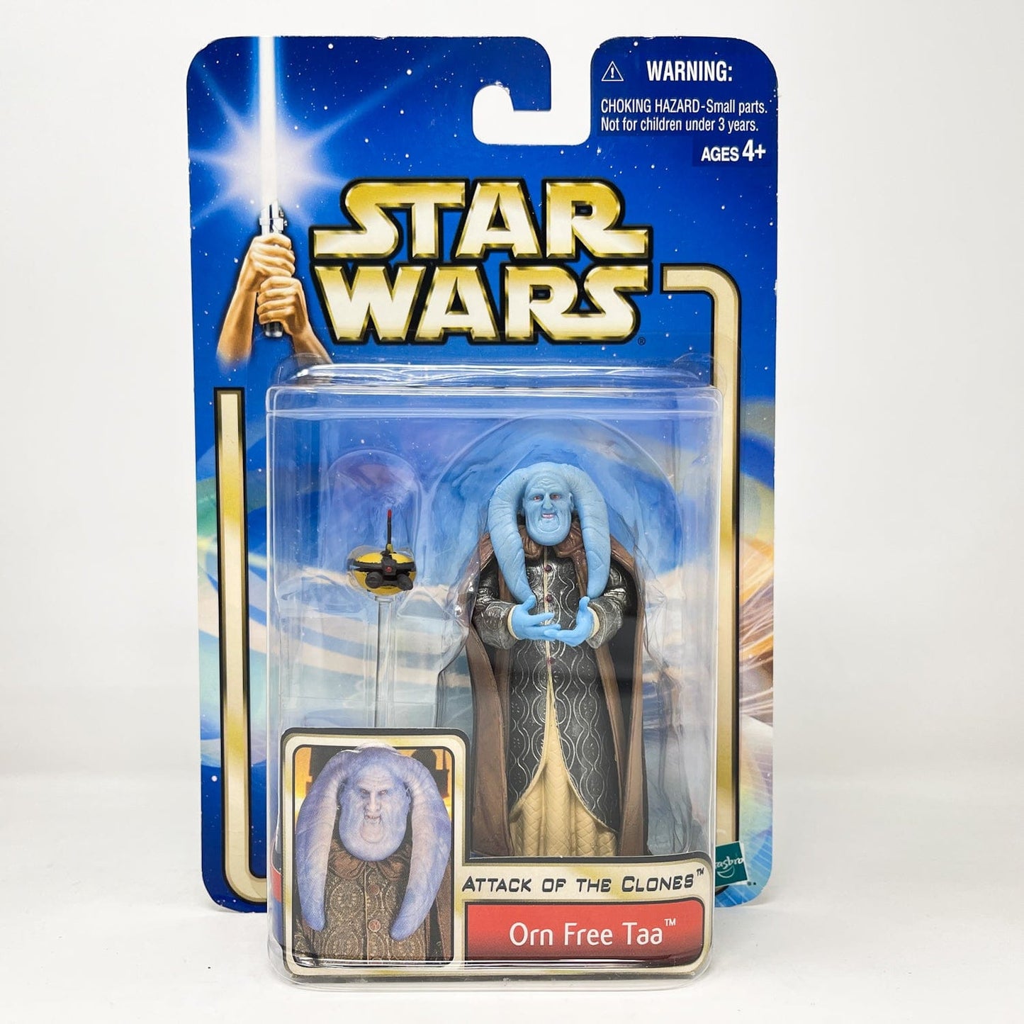 Vintage Hasbro Star Wars Mid MOC Orn Free Taa (Senator) #02-35 - Hasbro SAGA Series 3.75"