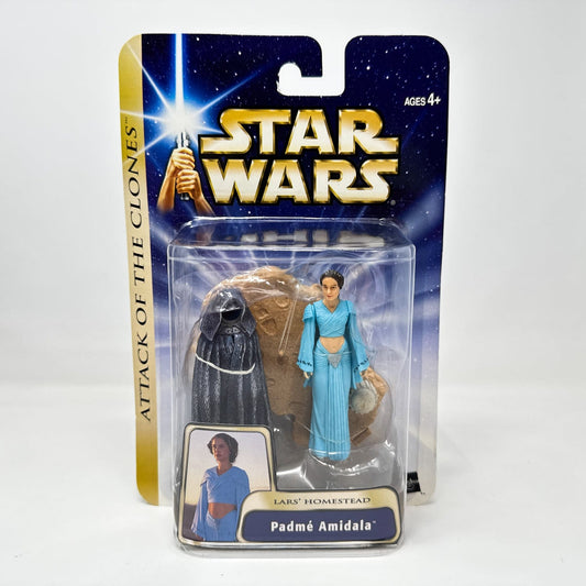 Vintage Hasbro Star Wars Mid MOC Padme Amidala (Lars' Homestead) #03-36 - Hasbro SAGA Series 3.75"