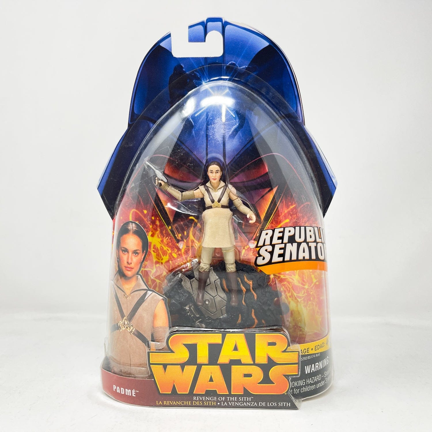 Vintage Hasbro Star Wars Mid MOC Padme Amidala (Republic Senator) #19 - Hasbro ROTS 2005