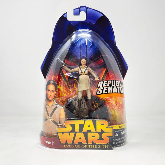 Vintage Hasbro Star Wars Mid MOC Padme Amidala (Republic Senator) #19 - Hasbro ROTS 2005