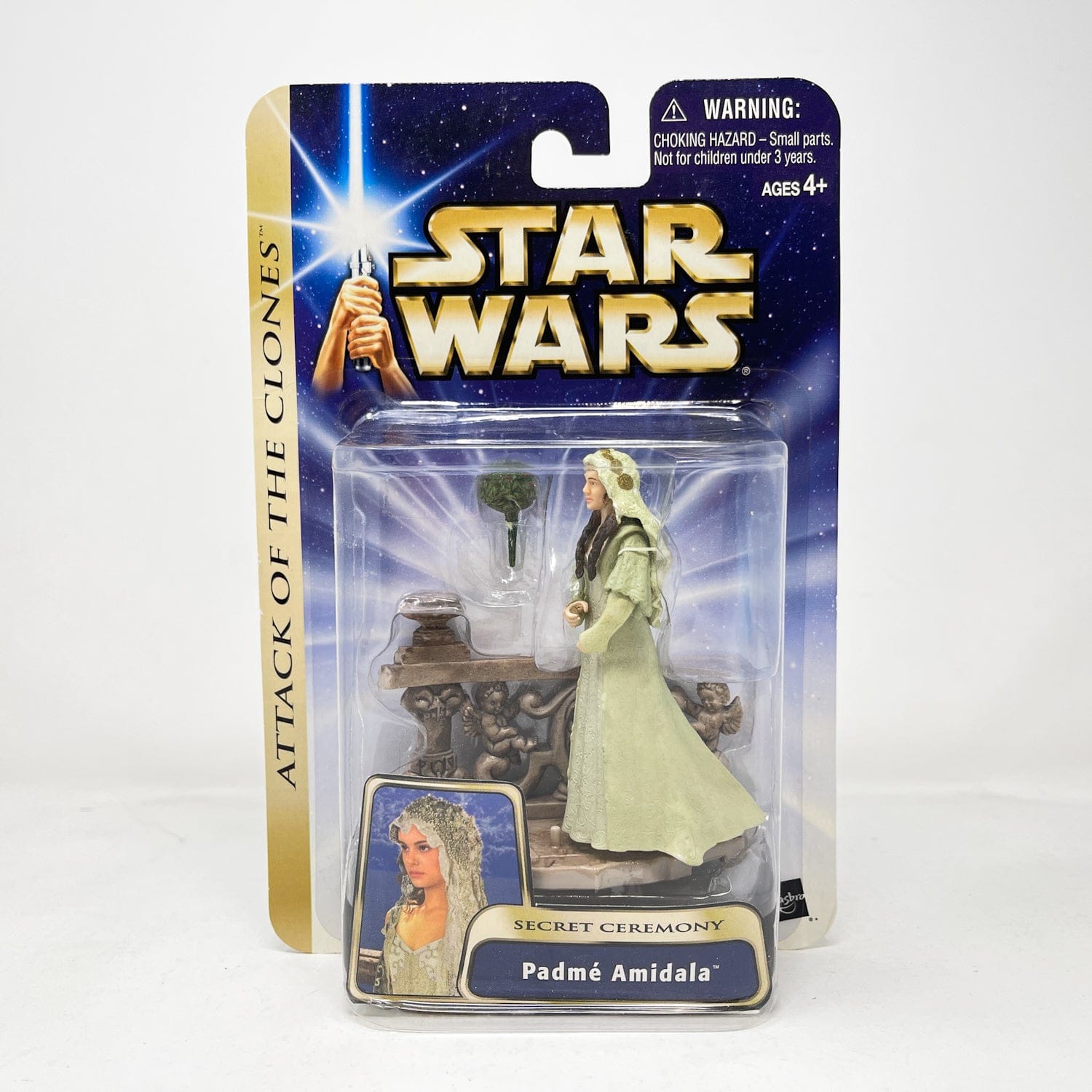 Vintage Hasbro Star Wars Mid MOC Padme Amidala (Secret Ceremony) #03-22 - Hasbro SAGA Series 3.75"