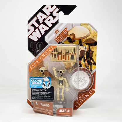 Vintage Hasbro Star Wars Mid MOC Pit Droids - Hasbro 30th Anniversary Collection 3.75"