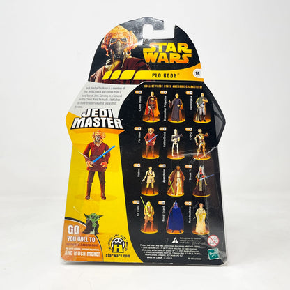 Vintage Hasbro Star Wars Mid MOC Plo Koon (Jedi Master) #16 - Hasbro ROTS 2005