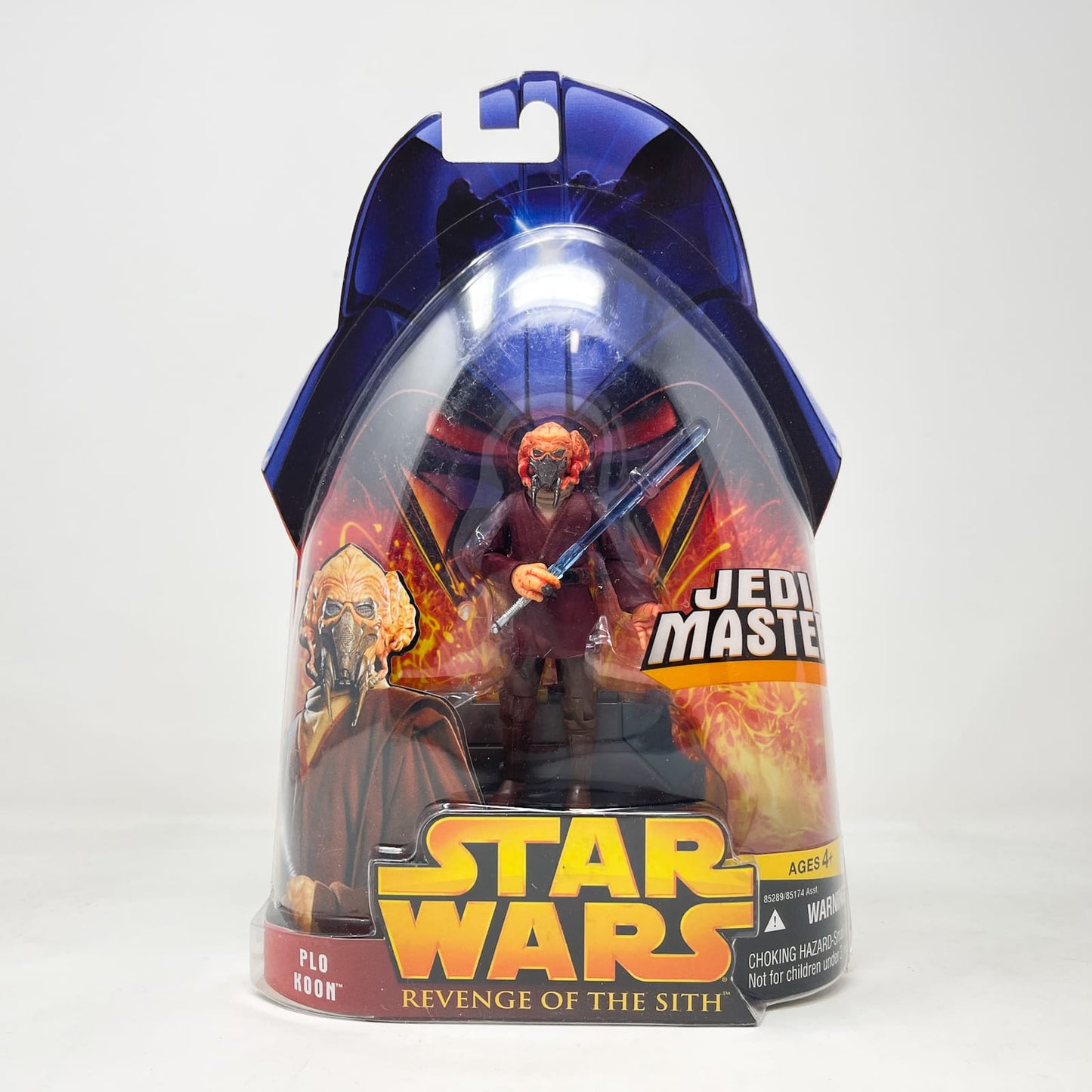 Vintage Hasbro Star Wars Mid MOC Plo Koon (Jedi Master) #16 - Hasbro ROTS 2005