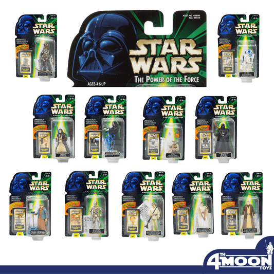 Vintage Hasbro Star Wars Mid MOC Power of the Force Flashback Series - Complete Set of 11 – Hasbro (1999)