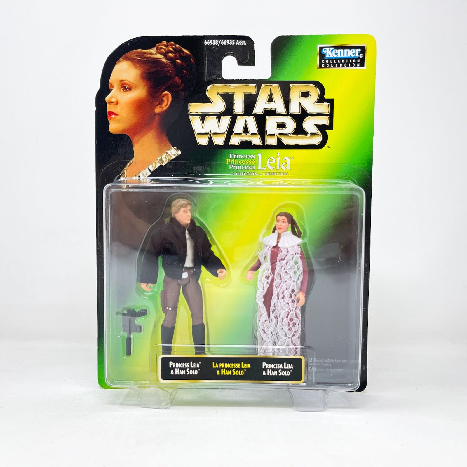 Vintage Hasbro Star Wars Mid MOC Princess Leia 2-Packs - Complete Set of 4 - Kenner Power of the Force (POTF2)