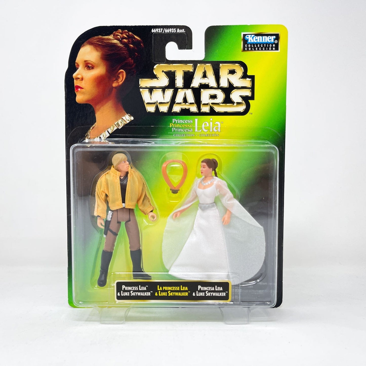 Vintage Hasbro Star Wars Mid MOC Princess Leia 2-Packs - Complete Set of 4 - Kenner Power of the Force (POTF2)