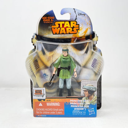 Vintage Hasbro Star Wars Mid MOC Princess Leia (Endor) SL28 - Hasbro 2015 Rebels Series
