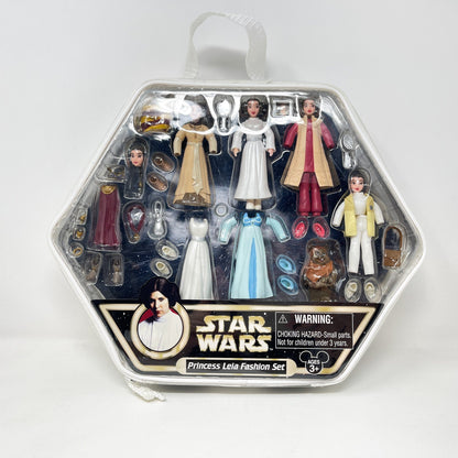 Vintage Hasbro Star Wars Mid MOC Princess Leia Fashion Set (2007) - 3.75" Hasbro Disney Parks Star Wars
