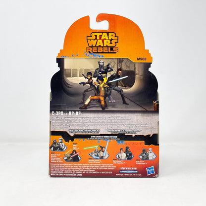 Vintage Hasbro Star Wars Mid MOC R2-D2 & C-3PO MS02 - Hasbro 2015 Rebels Mission Series 2-Pack