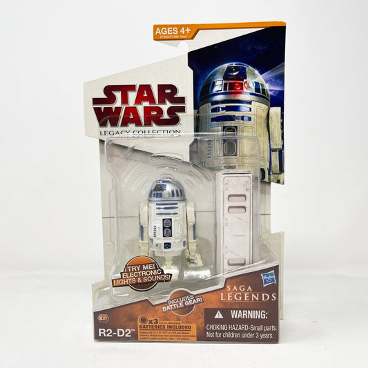 Vintage Hasbro Star Wars Mid MOC R2-D2 Electronic Figure SL01 - Hasbro Saga Legends 3.75"