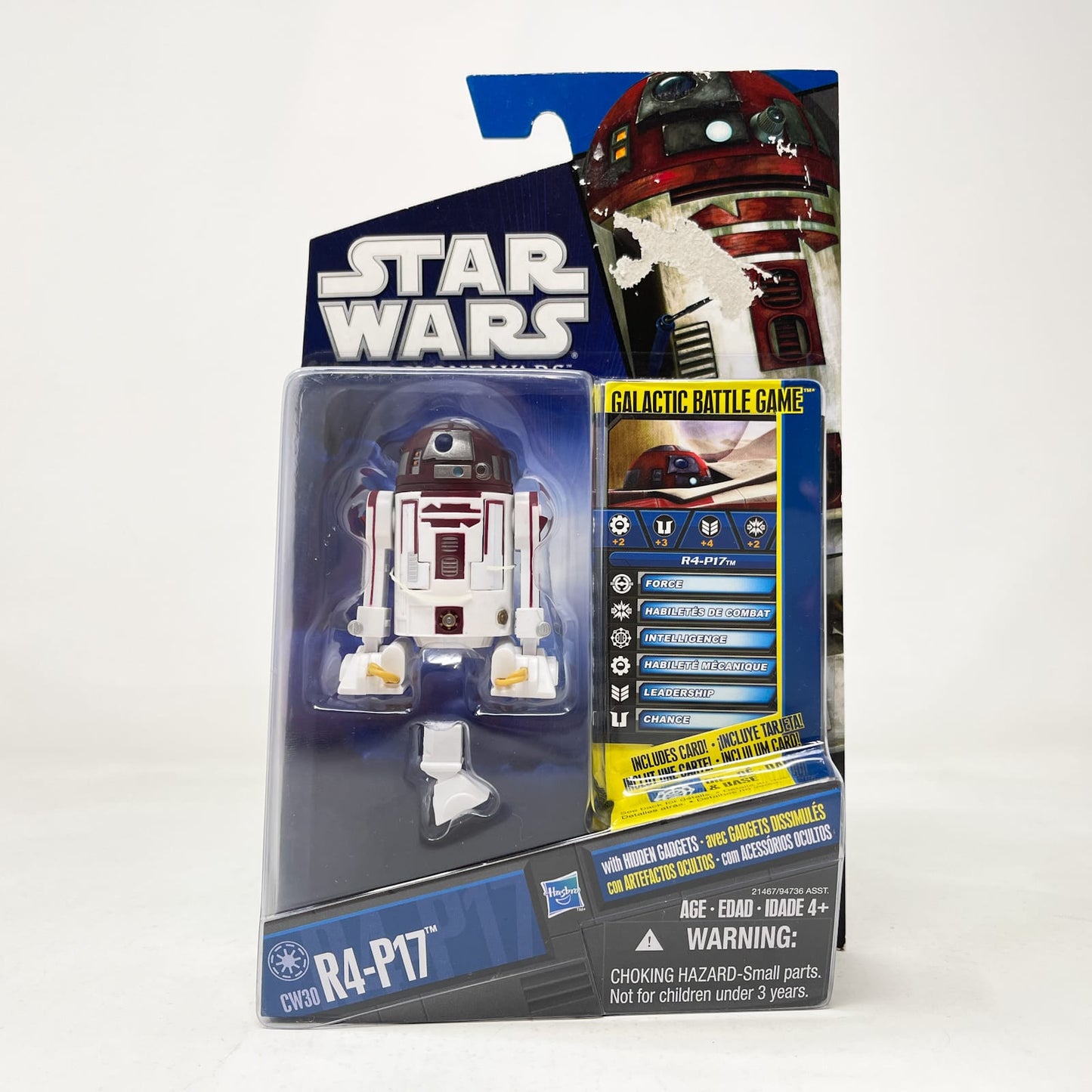 Vintage Hasbro Star Wars Mid MOC R4-P17  CW30 - Hasbro The Clone Wars (2010)