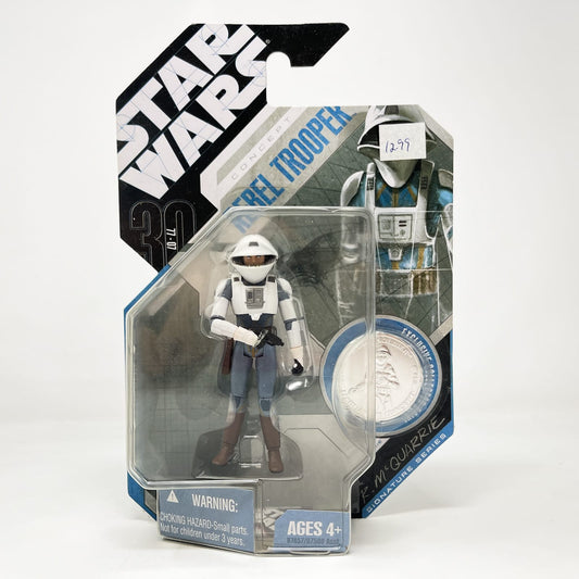 Vintage Hasbro Star Wars Mid MOC Rebel Trooper (Concept) #60 - Hasbro 30th Anniversary Collection 3.75"