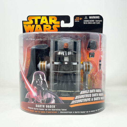 Vintage Hasbro Star Wars Mid MOC Rebuild Darth Vader 2/ Operating Table (ROTS) - Hasbro 2005 3.75" Star Wars Action Figure