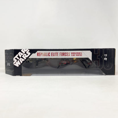 Vintage Hasbro Star Wars Mid MOC Republic Elite Forces: Mandalorians & Clone Troopers – Hasbro 30th Anniversary Collection