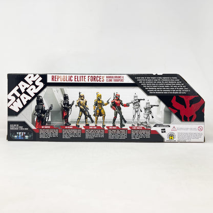 Vintage Hasbro Star Wars Mid MOC Republic Elite Forces: Mandalorians & Clone Troopers – Hasbro 30th Anniversary Collection