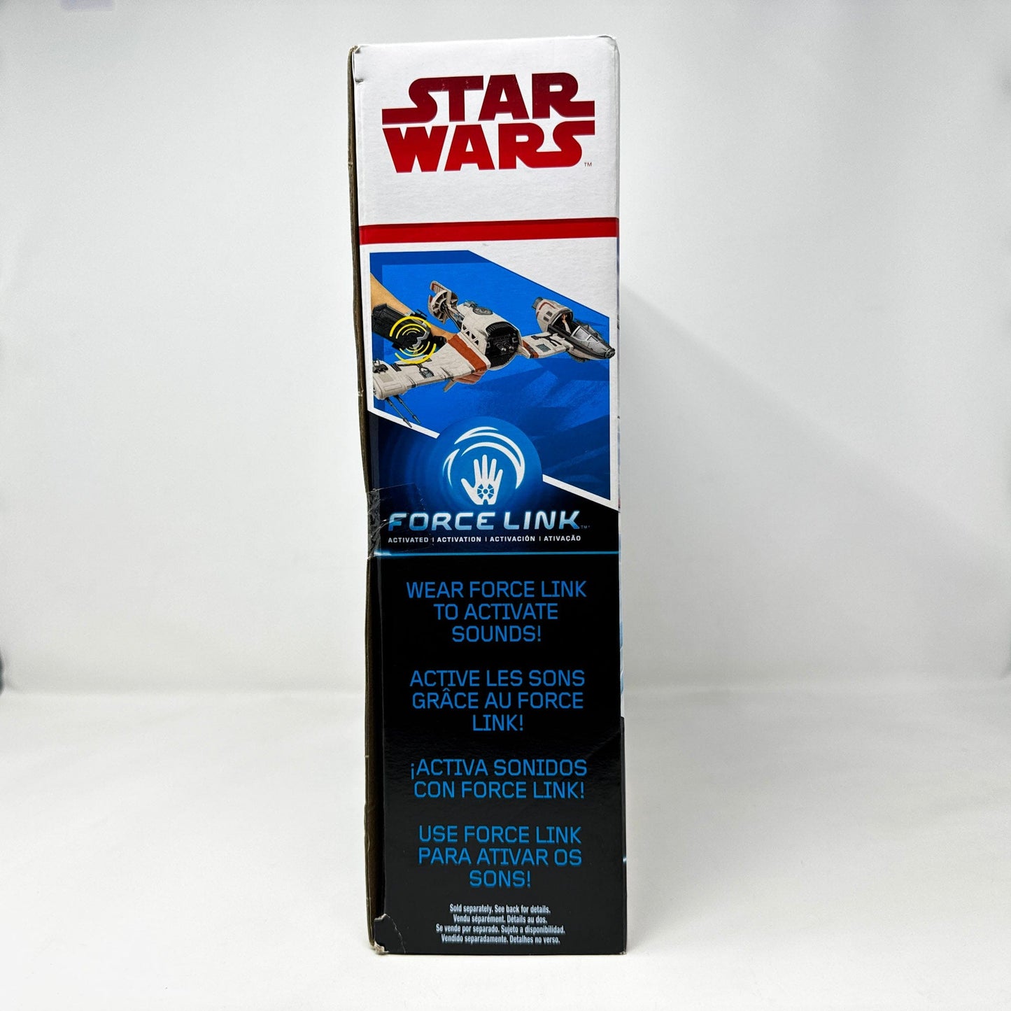 Vintage Hasbro Star Wars Mid MOC Resistance Ski Speeder - Hasbro Forcelink Series 2017 3.75" Star Wars Vehicle Ship