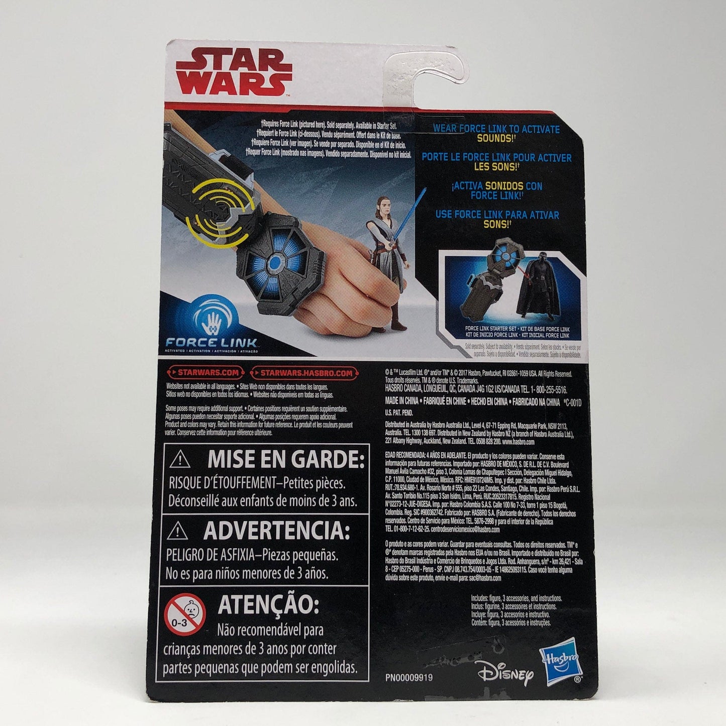 Vintage Hasbro Star Wars Mid MOC Rey (Jedi Training) - 3.75" Hasbro 2017 Forcelink Star Wars Action Figure