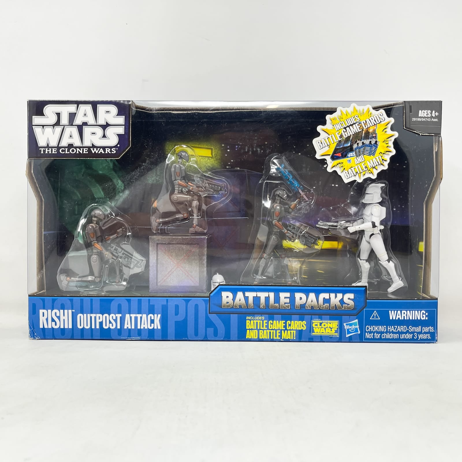 Vintage Hasbro Star Wars Mid MOC Rishi Outpost Attack Battle Pack – Hasbro Star Wars The Clone Wars (2010)