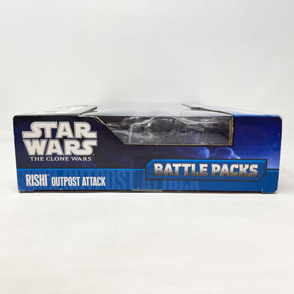 Vintage Hasbro Star Wars Mid MOC Rishi Outpost Attack Battle Pack – Hasbro Star Wars The Clone Wars (2010)