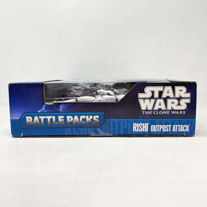 Vintage Hasbro Star Wars Mid MOC Rishi Outpost Attack Battle Pack – Hasbro Star Wars The Clone Wars (2010)