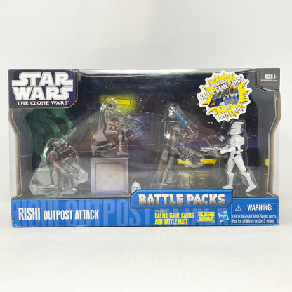Vintage Hasbro Star Wars Mid MOC Rishi Outpost Attack Battle Pack – Hasbro Star Wars The Clone Wars (2010)