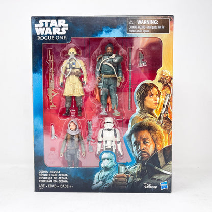 Vintage Hasbro Star Wars Mid MOC Rogue One Jedha Revolt 4-Pack (2016) - 3.75" Hasbro Rogue One Series