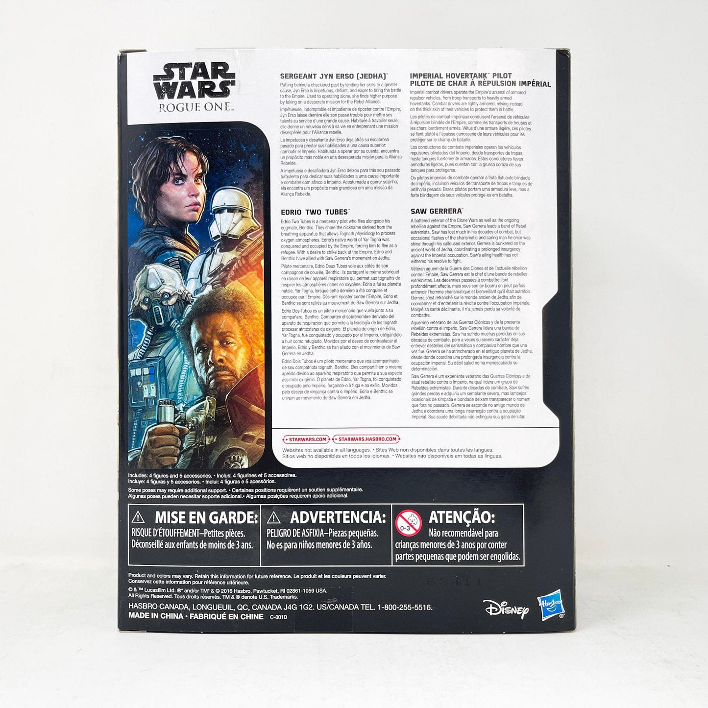 Vintage Hasbro Star Wars Mid MOC Rogue One Jedha Revolt 4-Pack (2016) - 3.75" Hasbro Rogue One Series