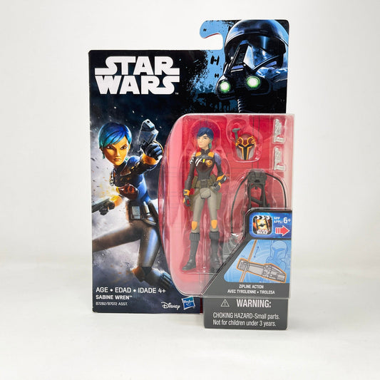 Vintage Hasbro Star Wars Mid MOC Sabine Wren (REBELS) - Hasbro 2016 Rogue One Carded Series 3.75" Star Wars Action Figure