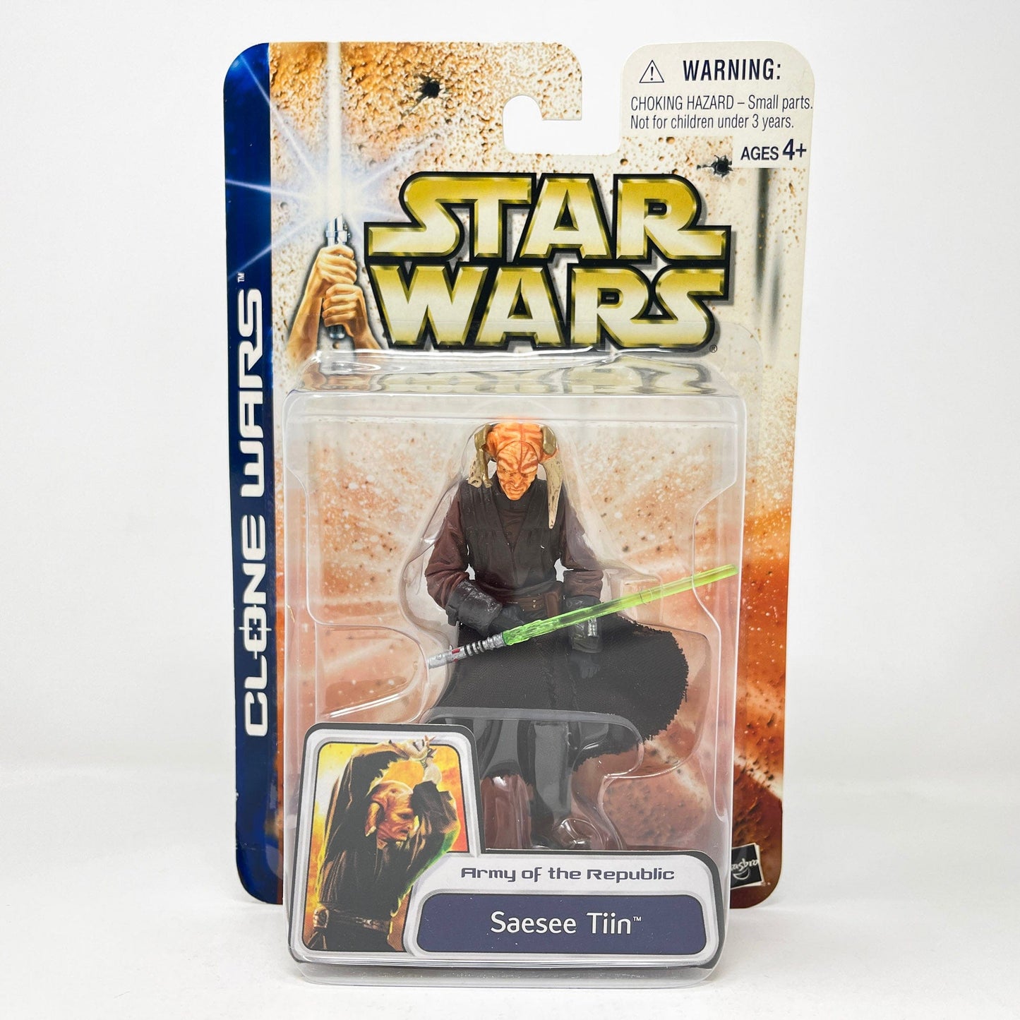 Vintage Hasbro Star Wars Mid MOC Saesee Tiin 03-51 (2003) - SAGA Clone Wars MOC