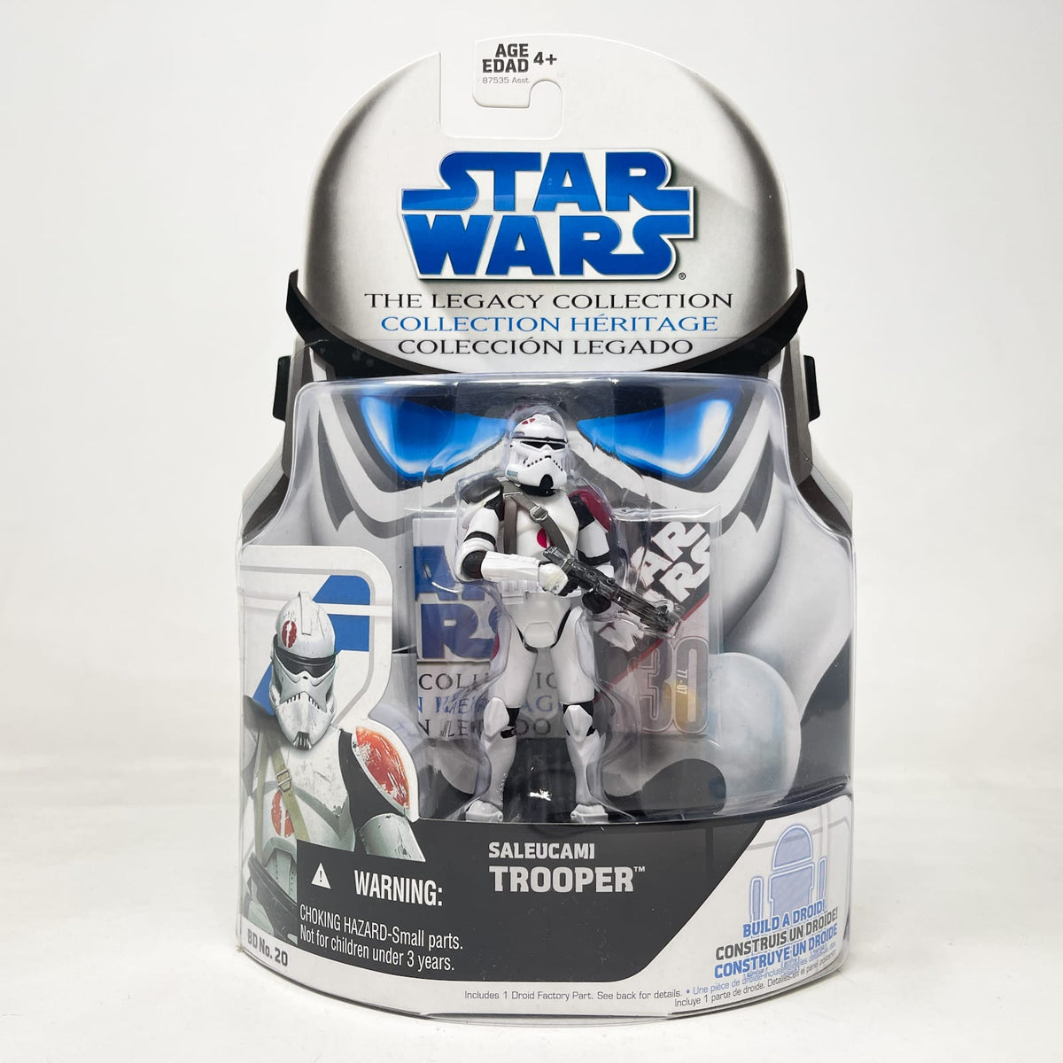 Vintage Hasbro Star Wars Mid MOC Saleucami Trooper BD 20 - Hasbro Legacy Collection (2008)