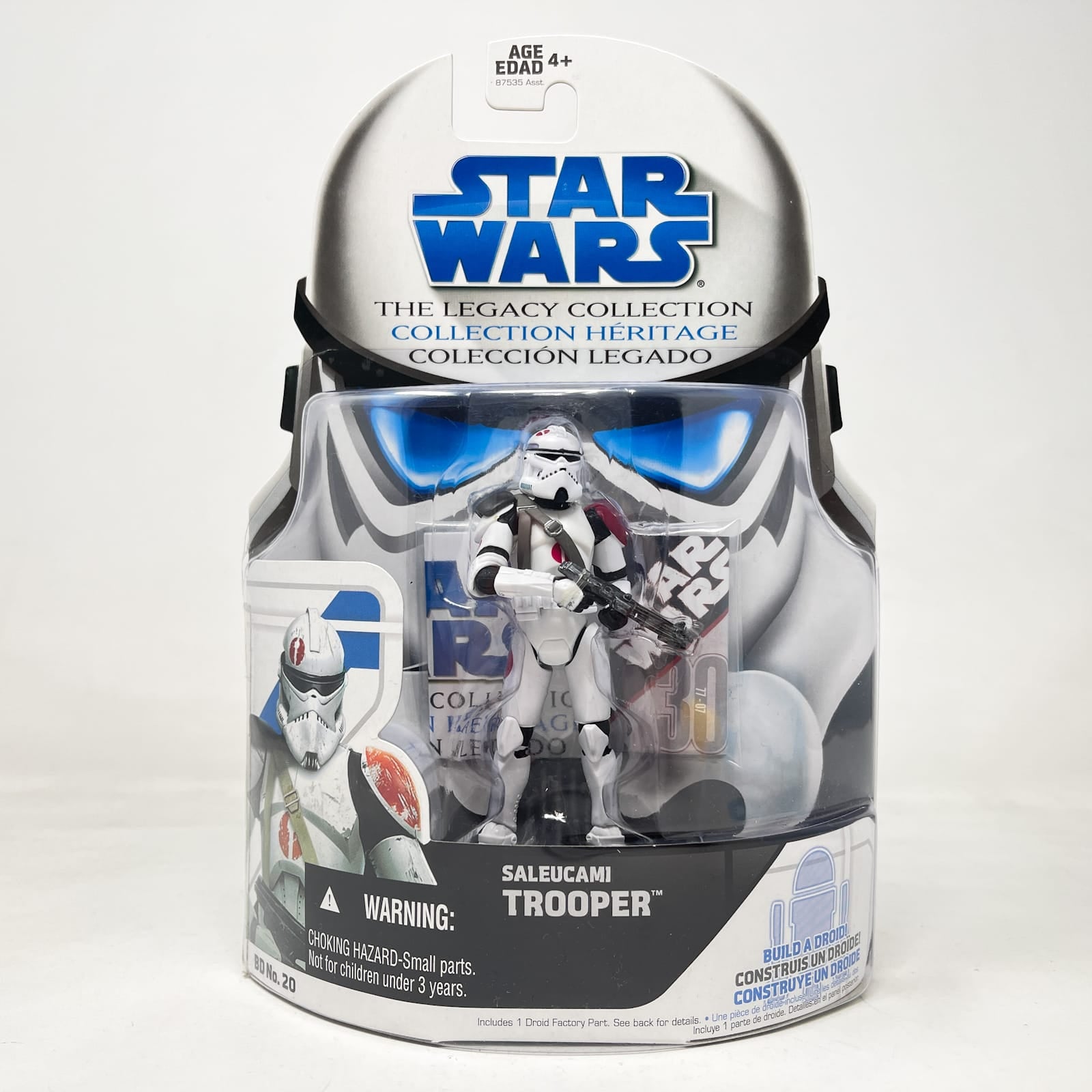 Vintage Hasbro Star Wars Mid MOC Saleucami Trooper BD 20 - Hasbro Legacy Collection (2008)
