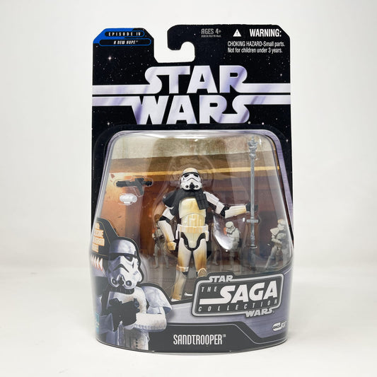 Vintage Hasbro Star Wars Mid MOC Sandtrooper #37 - Hasbro Saga Collection (2006)