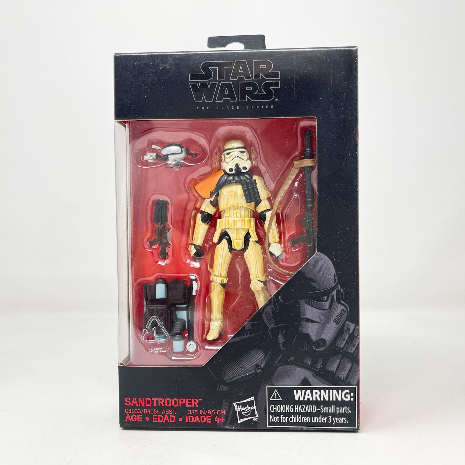 Vintage Hasbro Star Wars Mid MOC Sandtrooper - Hasbro Black Series 3.75" Walmart (2017)